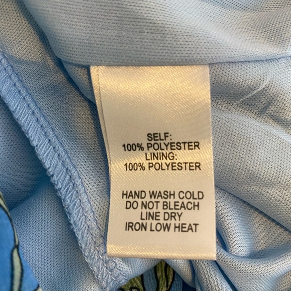 Lulu’s Stay Sweet Light Blue Floral Print Off-the-Shoulder Romper size S - Picture 10 of 10